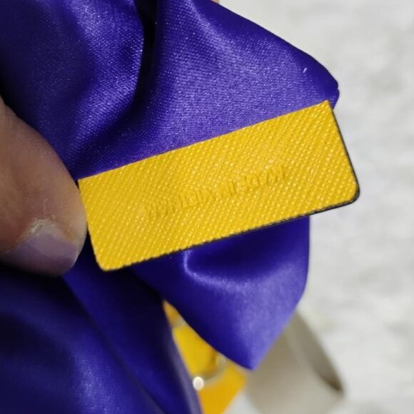 HENRI BENDEL Jetsetter Yellow Nylon Convertible Backpack/ Crossbody Bag - Picture 13 of 13